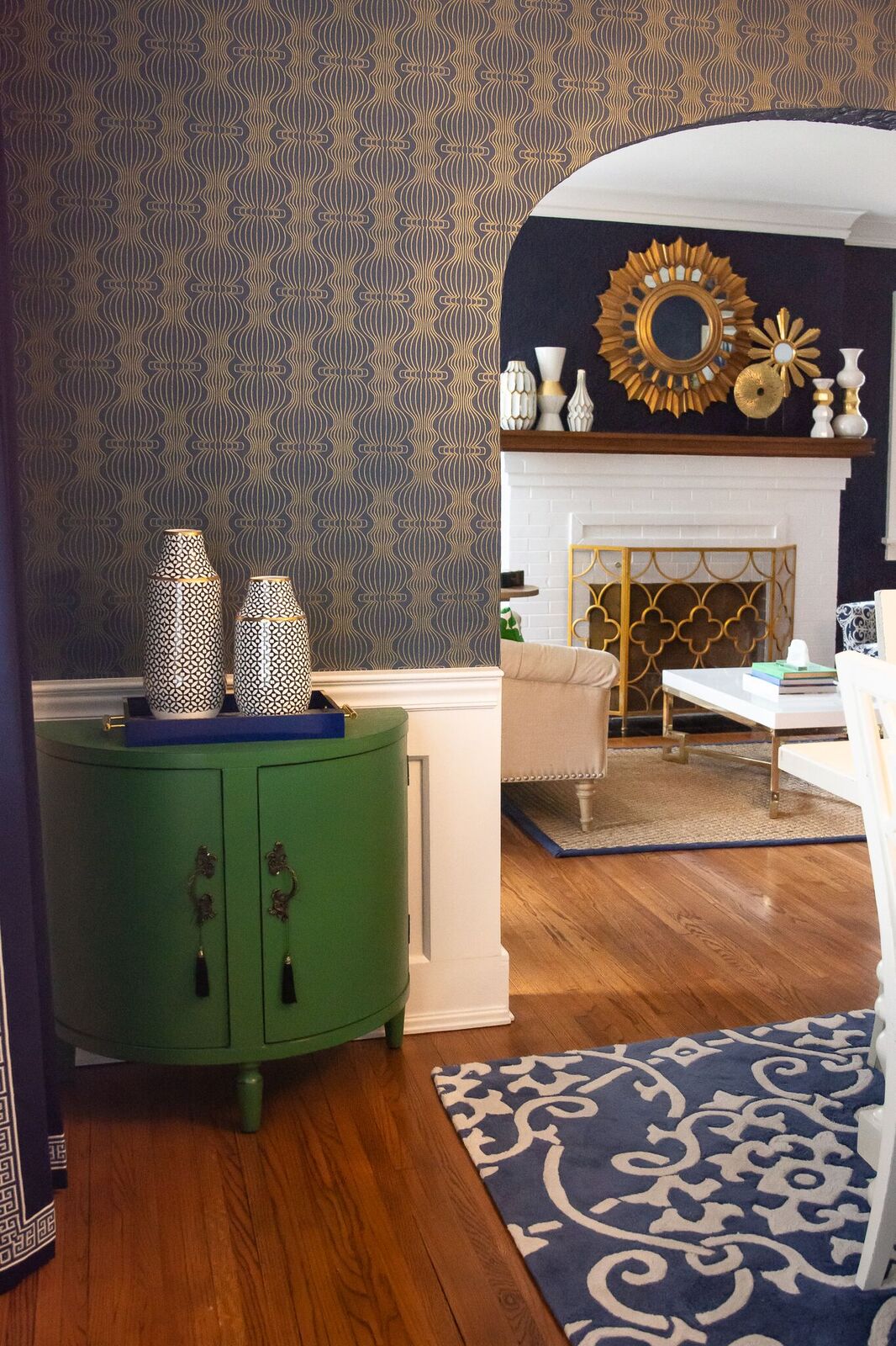 Kate Spade inspired dining room by JSB Designs