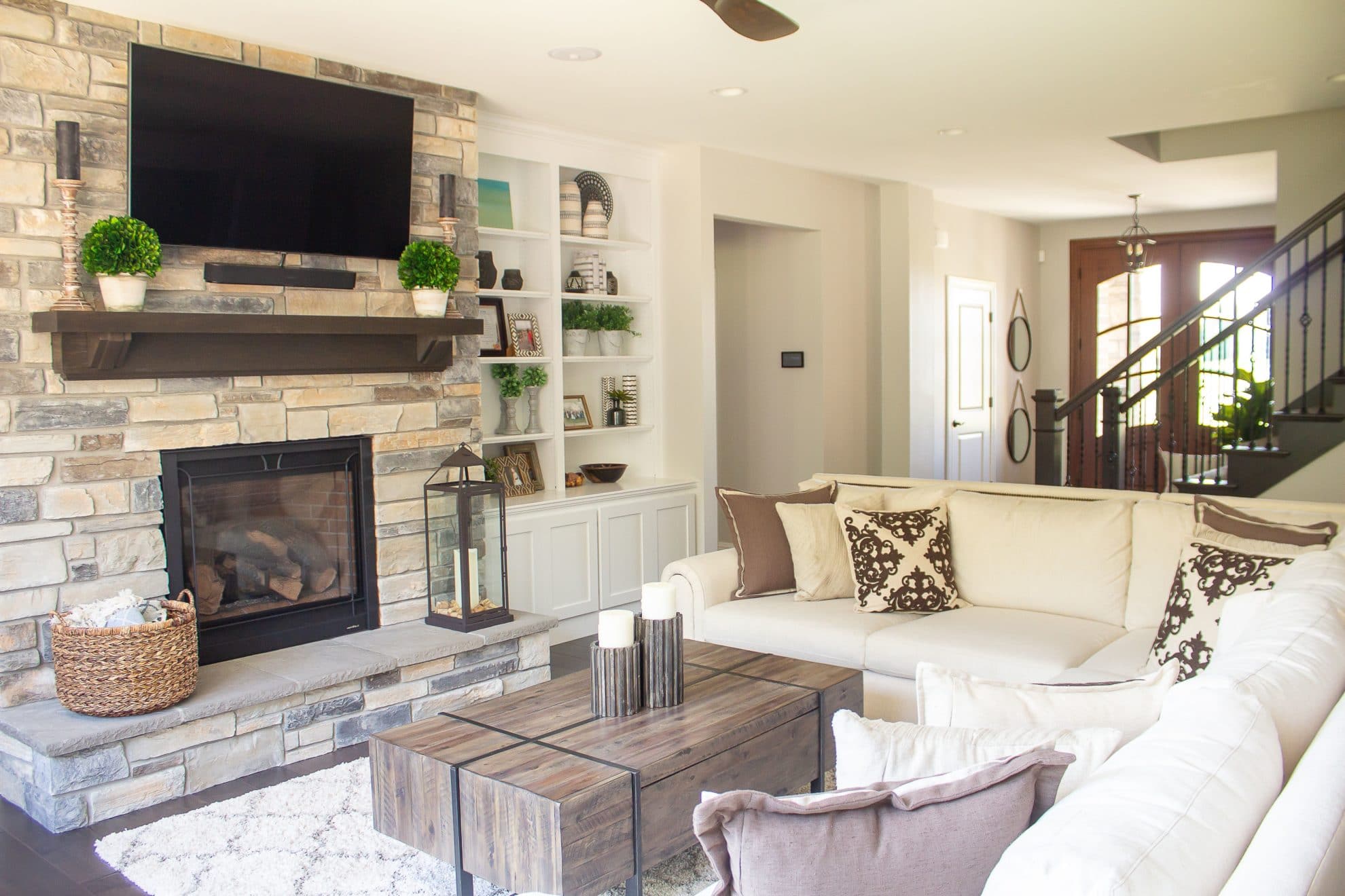 Living room design by JSB Designs