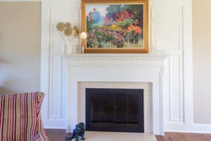Fireplace remodel in main level redesign