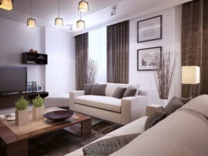 Mood lighting in a room - ecofriendly tips for Earth Day by JSB Designs
